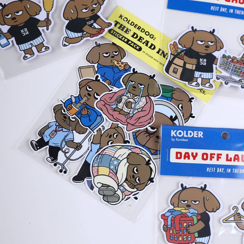 Kolderdog Sticker Set