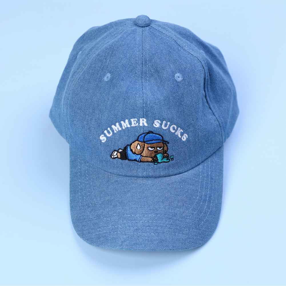 Summer Sucks Denim Cap