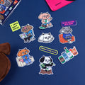 Panda Eyes Club Sticker Set