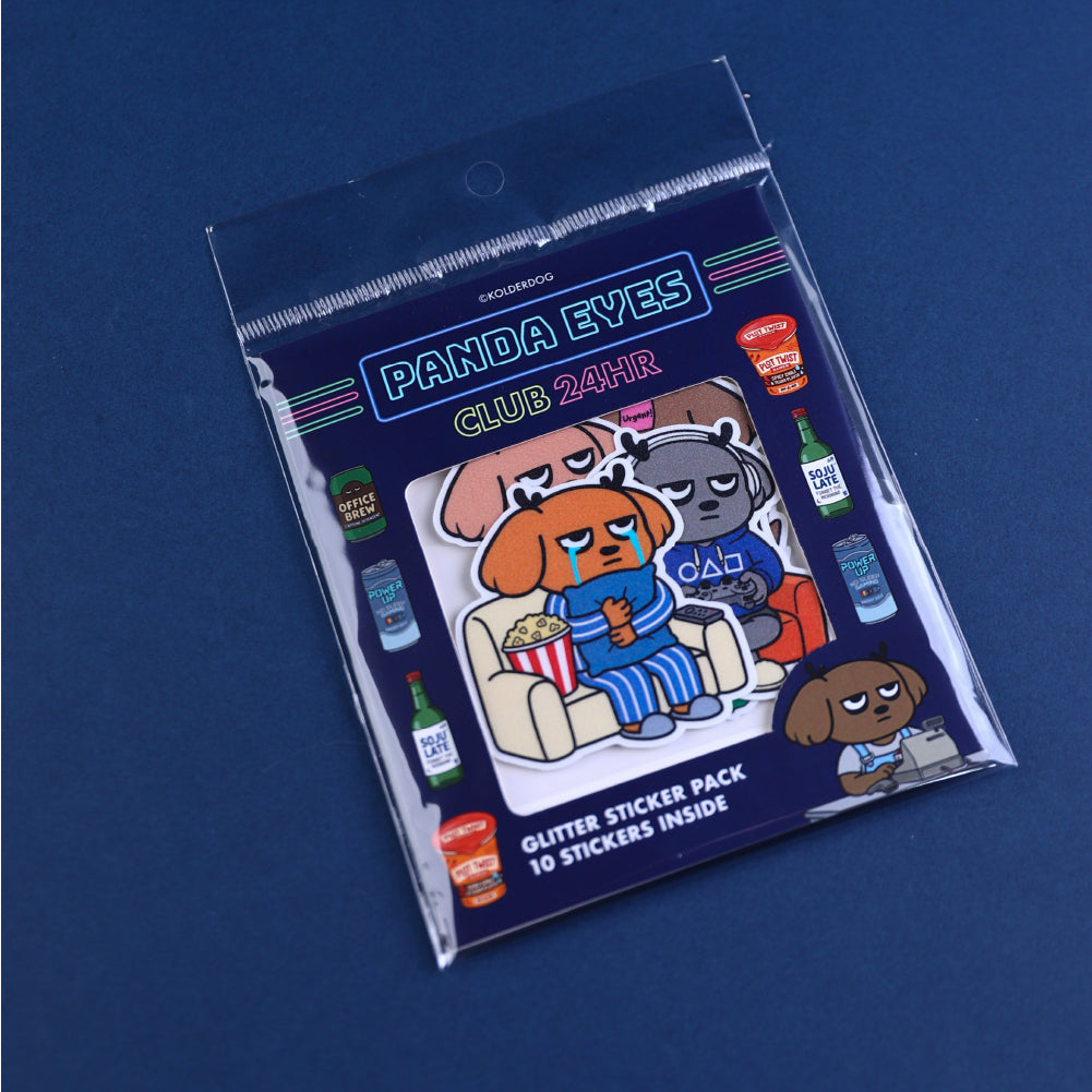 Panda Eyes Club Sticker Set