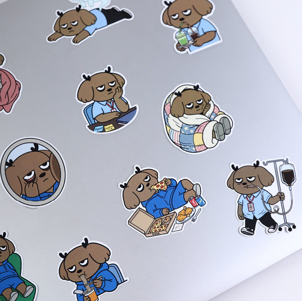 Kolderdog Sticker Set