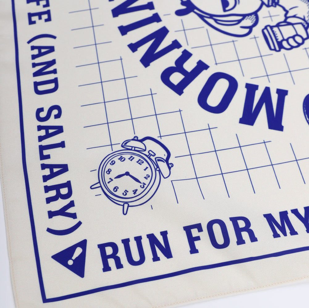 Running Late Bandana (60x60 cm)