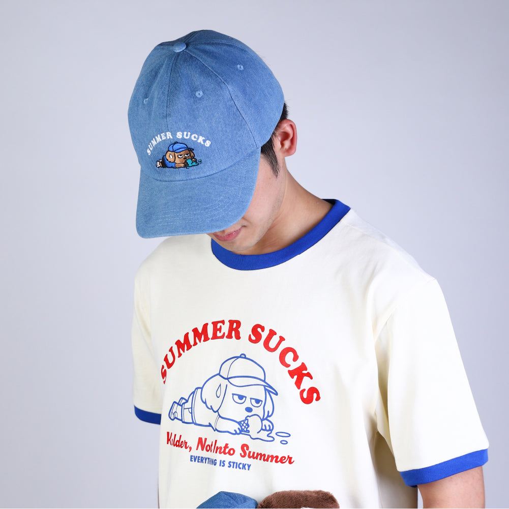 Summer Sucks Denim Cap