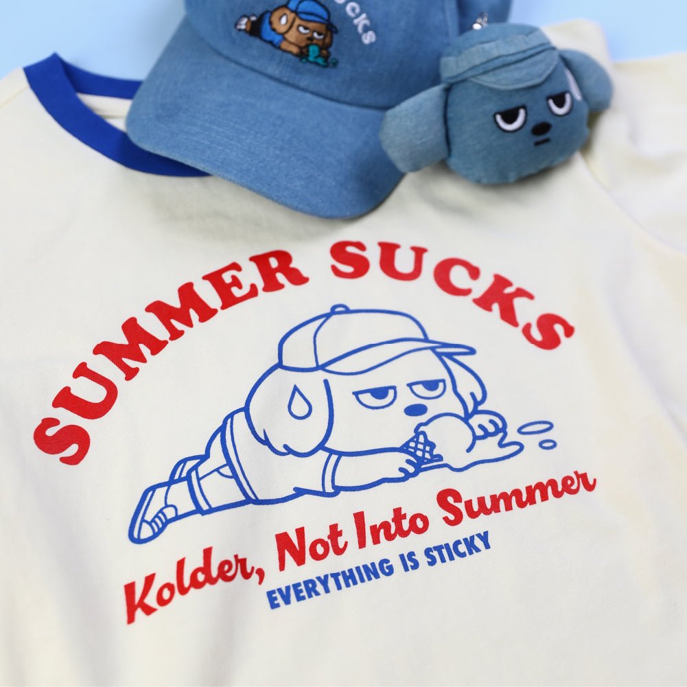 Summer Sucks Ringer T-shirt